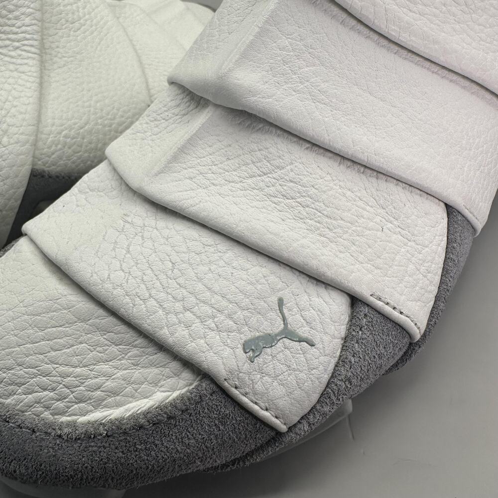 Puma Satori Mens Size 8 White Gray Leather Slip On Casual Sneakers *VERY RARE* - Picture 11 of 13